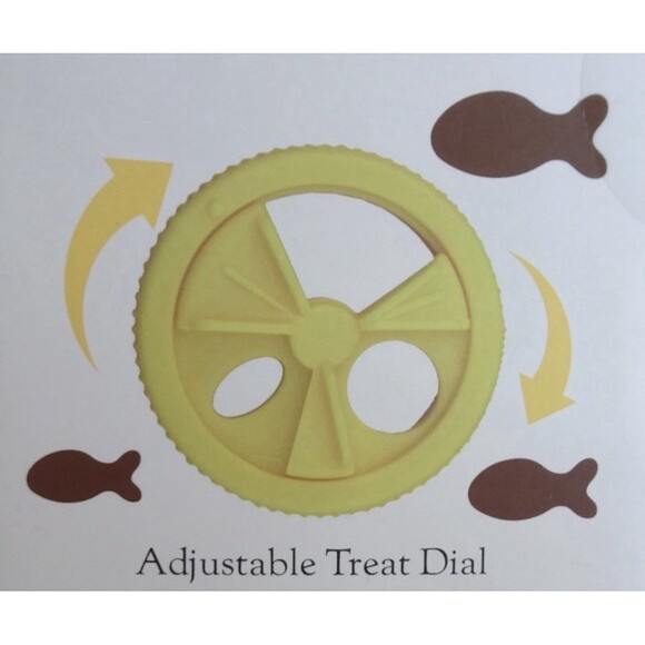 Grilled Fish Campfire Cat Treat Dispenser Feeder Interactive Cat Toy 11" tall - Picture 4 of 5